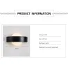 Modern LED wall lamp - square / round - 4WWall lights