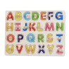 Montessori wooden puzzle with handles - educational toyEducational