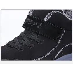 Winter suede boots - ankle length - waterproof - non-slipShoes