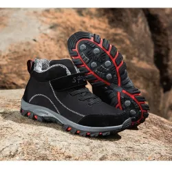Winter suede boots - ankle length - waterproof - non-slipShoes