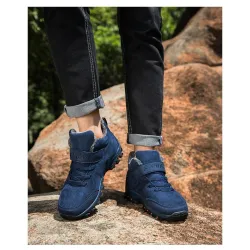 Winter suede boots - ankle length - waterproof - non-slipShoes
