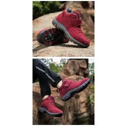Winter suede boots - ankle length - waterproof - non-slipShoes