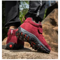 Winter suede boots - ankle length - waterproof - non-slipShoes