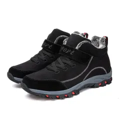 Winter suede boots - ankle length - waterproof - non-slipShoes