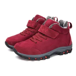 Winter suede boots - ankle length - waterproof - non-slipShoes