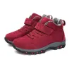 Winter suede boots - ankle length - waterproof - non-slipShoes