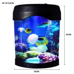 Mini jellyfish aquarium - night lampLights & lighting