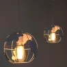 Modern iron ceiling lamp - globe-shaped - 60WCeiling lights