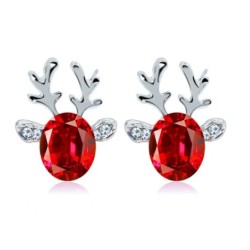 Christmas Elk earrings - with crystalEarrings