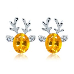 Christmas Elk earrings - with crystalEarrings