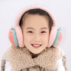 Winter kids earmuffs - warm plush - cartoon fruit embroideryHats & caps