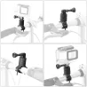 Bicycle / motorcycle handlebar mount - metal clamp - camera holder - 360 swivel - for GoPro camerasMounts