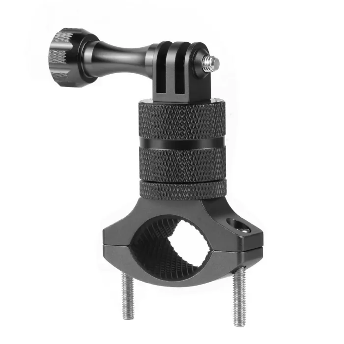 Bicycle / motorcycle handlebar mount - metal clamp - camera holder - 360 swivel - for GoPro camerasMounts