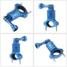 Bicycle / motorcycle handlebar mount - metal clamp - camera holder - 360 swivel - for GoPro camerasMounts