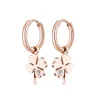 Four leaf clover / crystal - earringsEarrings