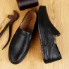 Classic men's loafers - slip on - genuine leatherShoes