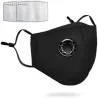 Protective face / mouth mask - PM25 activated carbon filter - air valve - reusableMouth masks