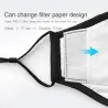 Protective face / mouth mask - PM25 activated carbon filter - air valve - reusableMouth masks