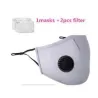 Protective face / mouth mask - PM25 activated carbon filter - air valve - reusableMouth masks
