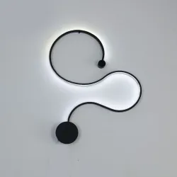 Modern wall lamp - LED - RGB remote - S - W - line shapeWall lights