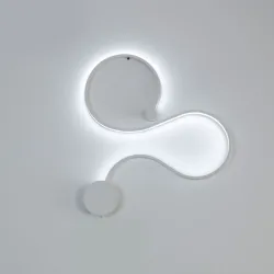 Modern wall lamp - LED - RGB remote - S - W - line shapeWall lights