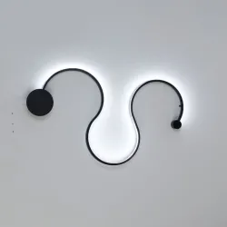 Modern wall lamp - LED - RGB remote - S - W - line shapeWall lights