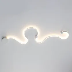 Modern wall lamp - LED - RGB remote - S - W - line shapeWall lights