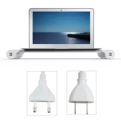 Aluminum monitor / computer stand - with 4 USB portsStands