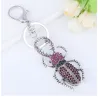 Crystal insect shape keychainKeyrings