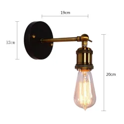 Retro wall iron lampWall lights