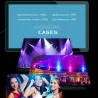 Stage laser light - projector - sound activated - remote - RGB - 78 LED - DMXStage & events lighting