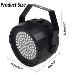 Stage laser light - projector - sound activated - remote - RGB - 78 LED - DMXStage & events lighting