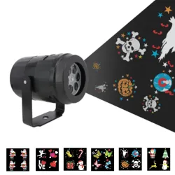 Laser light projector - Christmas patterns - rotating - LEDChristmas
