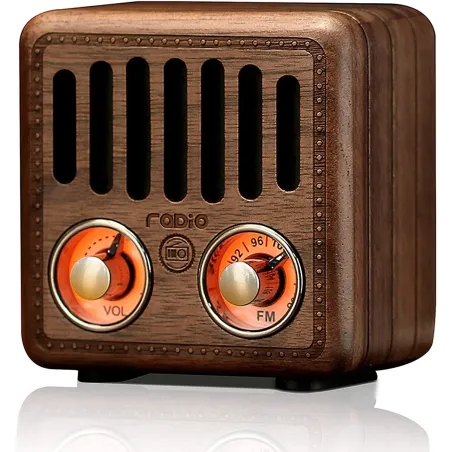 Retro wooden speaker - digital FM radio - BluetoothBluetooth speakers