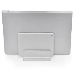 Dual slot laptop holder - aluminum stand - adjustableStands