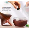Ultrasonic Air humidifier - essential oils diffuser - LED - USB - 300mlHumidifiers