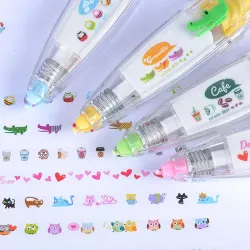 Creative correction tape - pen - corrector - decorative stickerPens & Pencils