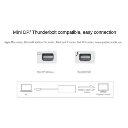 Mini Displayport to HDMI - adapter - 3 in 1 Thunderbolt - converterHDMI switchers