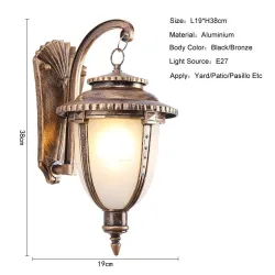 Retro outdoor wall lamp - waterproofWall lights
