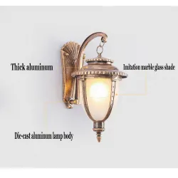 Retro outdoor wall lamp - waterproofWall lights