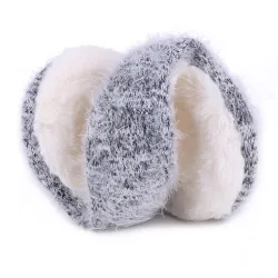Warm winter earmuffs - foldable - knitted wool / plushHats & Caps