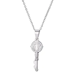 Key pendant necklace - cross / infinity patternNecklaces