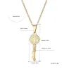 Key pendant necklace - cross / infinity patternNecklaces
