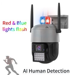 Security CCTV camera - human detection - auto tracking - HD night vision - waterproof - 1080P - 2MP - PTZ - WiFiSecurity cameras