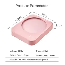 Mug warmer - warming plate - three temperature settings - auto-off - USBCup heaters