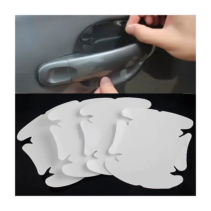 Transparent foil sticker - car door handle protection - anti-scratch - 4 piecesStickers
