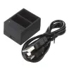 Battery charger - dual slot - with USB cable - for GoPro 5 / 6 / 7Battery & Chargers