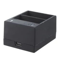 Battery charger - dual slot - with USB cable - for GoPro 5 / 6 / 7Battery & Chargers