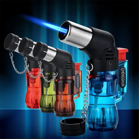 Mini butane lighter - jet flame - windproof - with capLighters