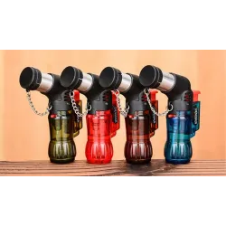 Mini butane lighter - jet flame - windproof - with capLighters